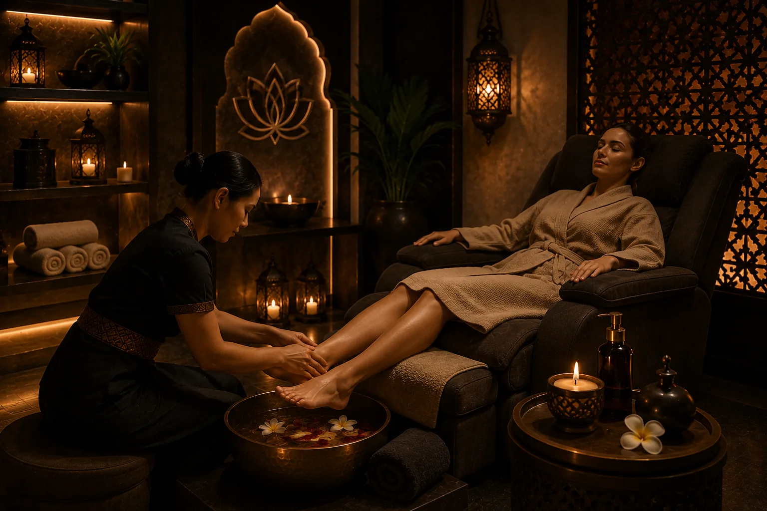 Foot massage in Arjan