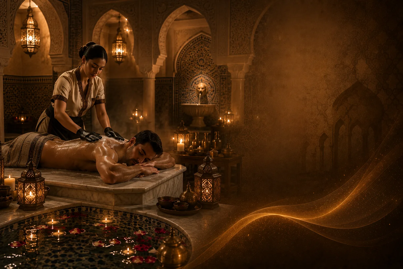 Moroccan bath in Arjan