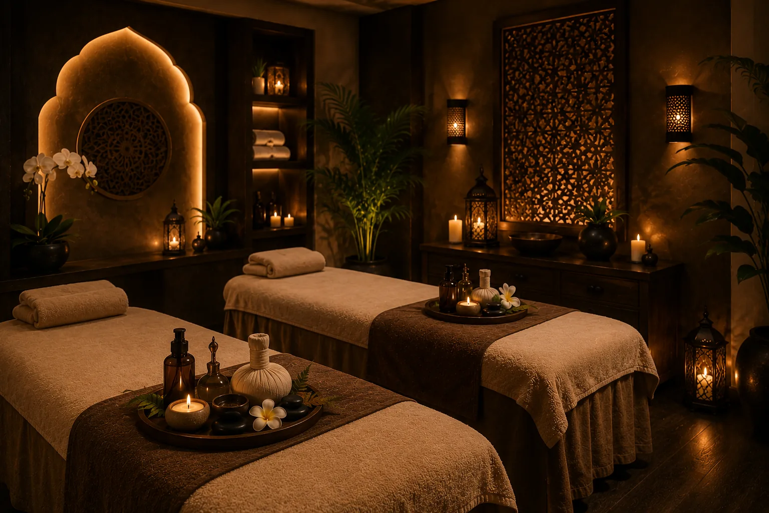 Spa interior at Plus Star Spa, Arjan