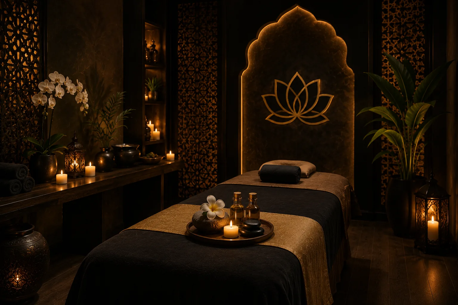 Spa interior at Plus Star Spa, Arjan