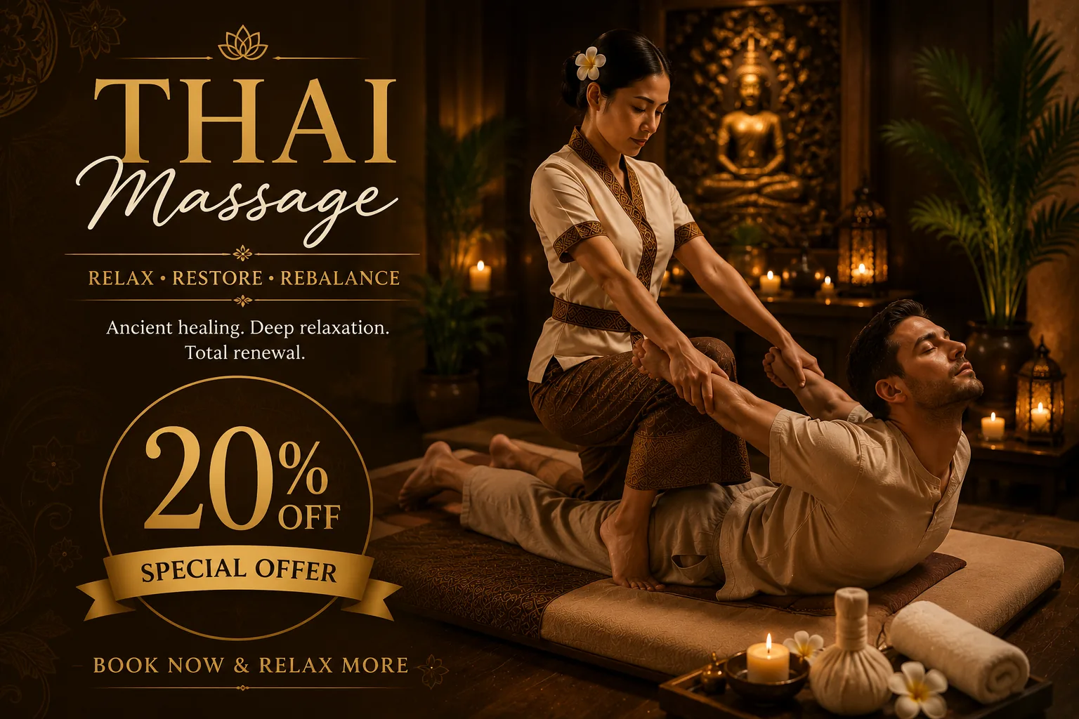 Offer thai at Plus Star Spa, Arjan