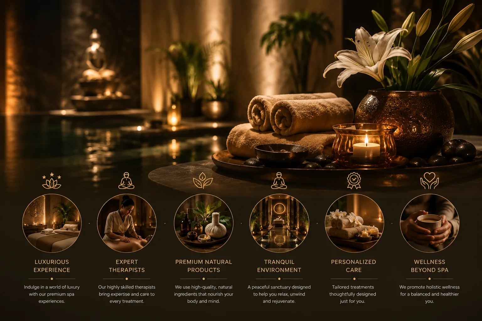 Relaxation area at Plus Star Spa, Arjan
