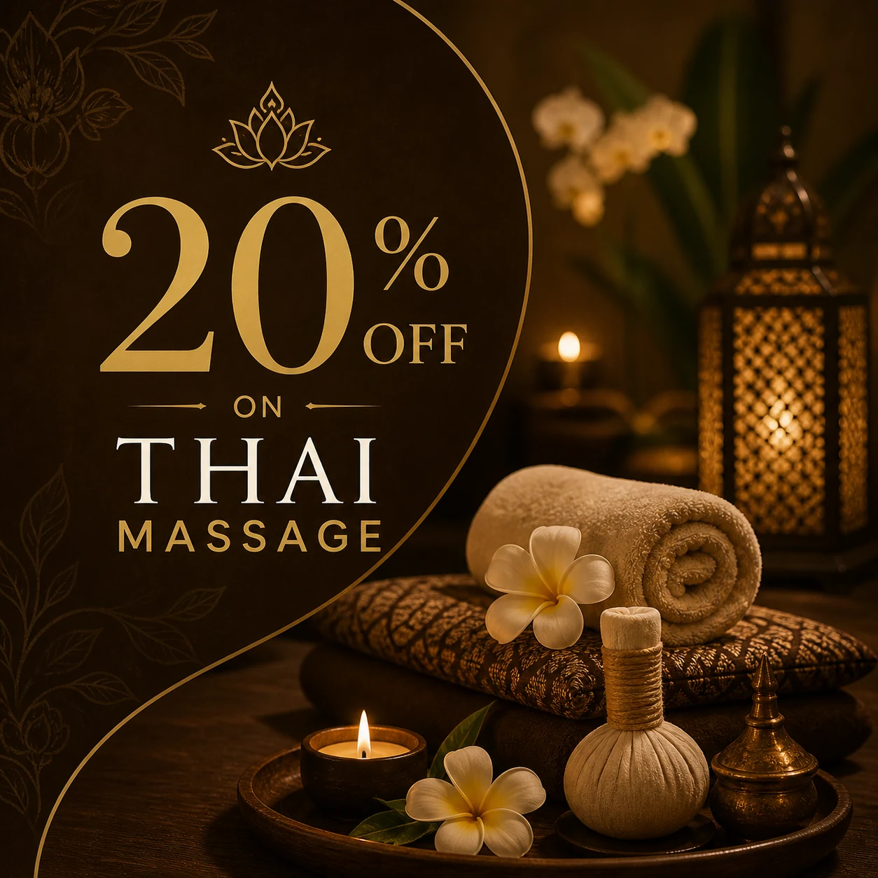 Thai Massage 20% Off Before 6pm