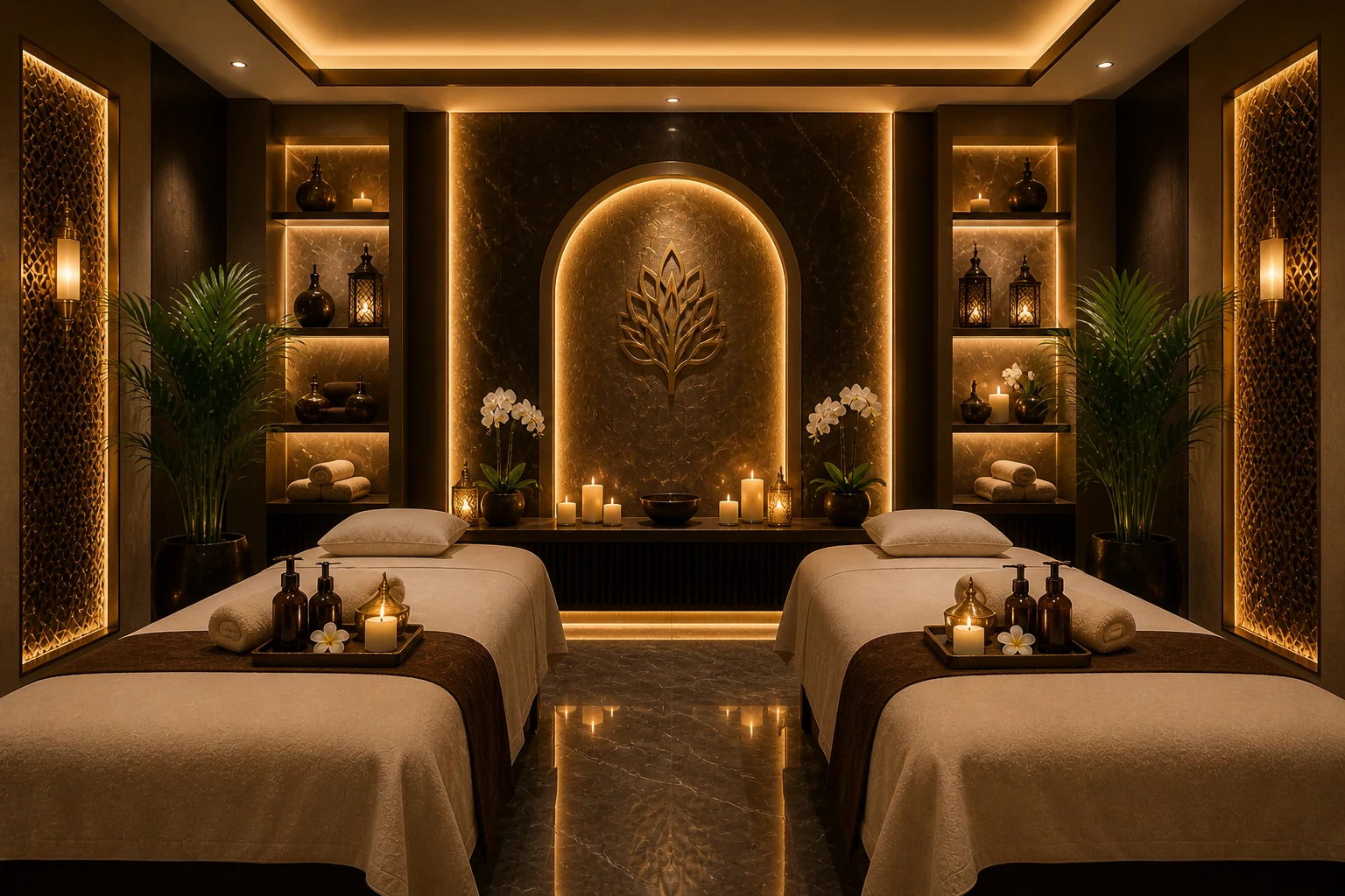 Plus Star Spa private massage room