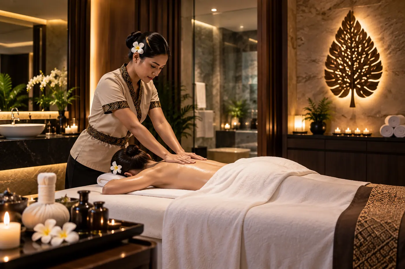 Massage near me in Arjan – massage session at Plus Star Spa